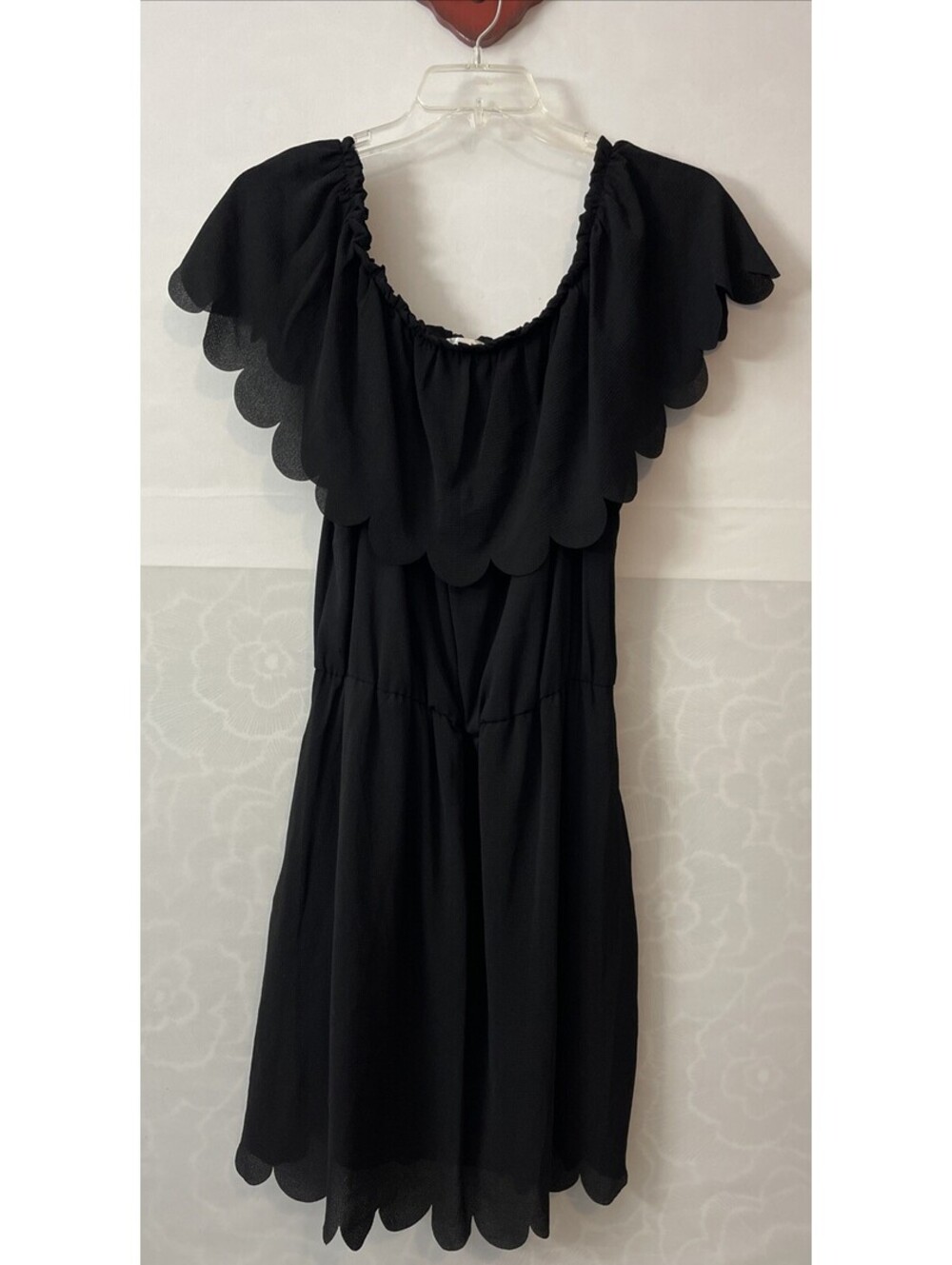 Perfectly Priscilla Womens 2xl Knee-Length Layered Elastic-Waist Dress! A5657